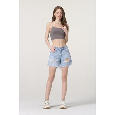 casual versatile denim shorts